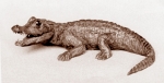 Aligator, ceramic, 22 cm, 1974