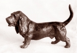 Bsset hound, pewter, 15 cm, 1985