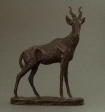 Hartbeest antelope, pewter, 9 cm, 1981