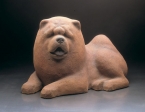 Chow-chow, artificial stone, 40 cm, 1974