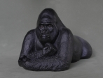 Gorila, umělý kámen, 1995, 30 cm