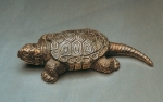 Big-headed turtle, pewter, 13 cm, 1989