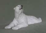 Polar bear, ceramic, 36 cm, 2022