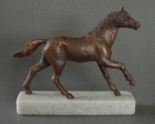 Arabský kůň, cín, 1989, 16 cm