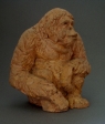 Orangutan studie, keramika, 1978, 22 cm