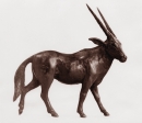 Antilopa přímorožec, cín, 1987, 13 cm