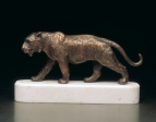 Tygr, cín, 1989, 18,5 cm