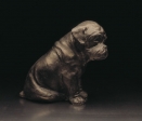 Boxer puppy, pewter, 17 cm, 1985