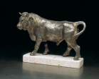 Bull, pewter, 14 cm, 1989