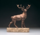 Wapiti deer, tin, 14 cm, 1989