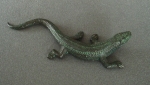 Lizard, pewter, 12 cm, 1981