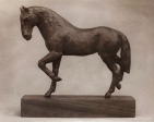 Kladrubský kůň, cín, 1985, 15 cm