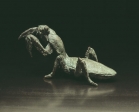 Kudlanka nábožná, cín, 1989, 14 cm