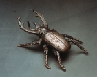 Stag beetle, pewter, 14,5 cm, 1989