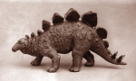 Stegosaurus, pewter, 13 cm, 1985
