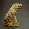 T-rex study, clay, 15 cm, 2004