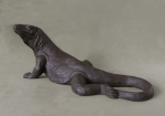 Komodo dragon, ceramic, 34 cm, 2021