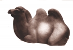 Velbloud dvouhrbý, umělý kámen, 1973, 58 cm