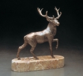 Stag, pewter, 15 cm, 1989