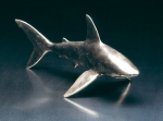 Shark, pewter, 20 cm, 1989